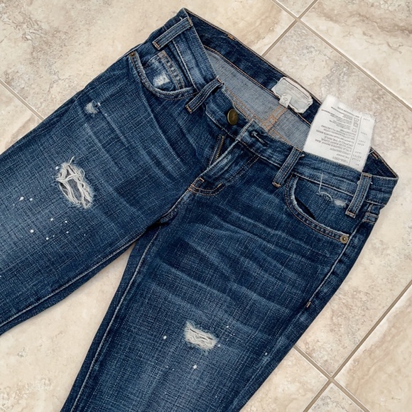 Current Elliot Distressed Skinny Jean - Picture 2 of 4